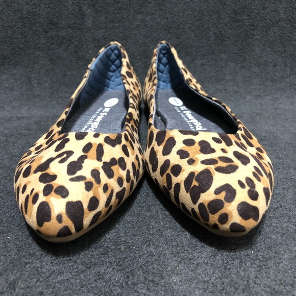 Dr. Scholls Womens Slip On Be Energized Leopard Print Comfort Shoes Flats Size 7 - Picture 2 of 8